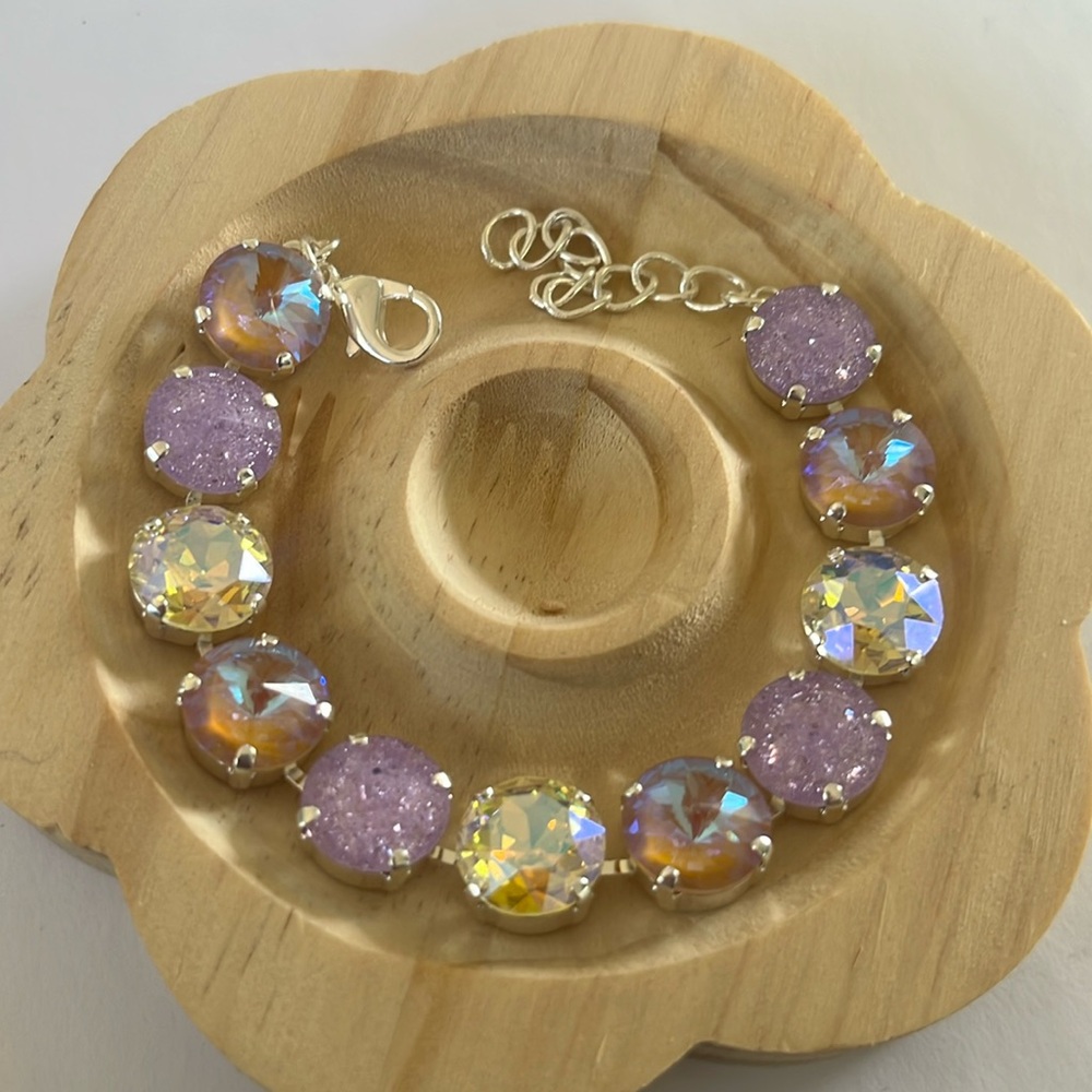 Swarovski Crystal Cushion Cut Bracelet